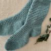 close up of the texture on the socks